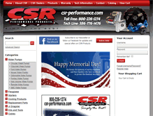 Tablet Screenshot of csr-performance.com